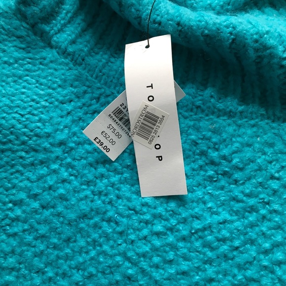 NWT Women's Topshop Mixed Stitch Roll Neck Sweater - Picture 5 of 8